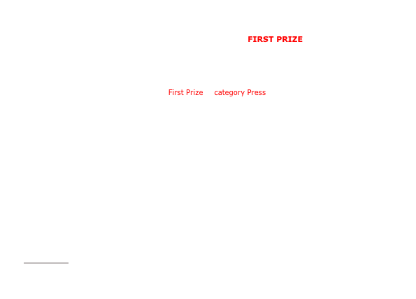 WINNER OF PX3, Prix de la Photographie Paris
PIERRE PELLEGRINI OF SWITZERLAND WAS AWARDED FIRST PRIZE IN THE PX3 2015 COMPETITION.
PARIS, FRANCE  PRIX DE LA PHOTOGRAPHIE PARIS (PX3) ANNOUNCES WINNERS OF PX3 2015 COMPETITION.
Pierre Pellegrini of Switzerland was Awarded: First Prize in category Press for the entry entitled, " Surreal Elegance ." The jury selected PX3 2015’s winners from thousands of photography entries from over 85 countries. 
Px3 is juried by top international decision-makers in the photography industry: Carol Johnson, Curator of Photography of Library of Congress, Washington D.C.; Gilles Raynaldy, Director of Purpose, Paris; Viviene Esders, Expert près la Cour d'Appel de Paris; Mark Heflin, Director of American Illustration + American Photography, New York; Sara Rumens, Lifestyle Photo Editor of Grazia Magazine, London; Françoise Paviot, Director of Galerie Françoise Paviot, Paris; Chrisitine Ollier, Art Director of Filles du Calvaire, Paris; Natalie Johnson, Features Editor of Digital Photographer Magazine, London; Natalie Belayche, Director of Visual Delight, Paris; Kenan Aktulun, VP/Creative Director of Digitas, New York; Chiara Mariani, Photo Editor of Corriere della Sera Magazine, Italy; Arnaud Adida, Director of Acte 2 Gallery/Agency, Paris; Jeannette Mariani, Director of 13 Sévigné Gallery, Paris; Bernard Utudjian, Director of Galerie Polaris, Paris; Agnès Voltz, Director of Chambre Avec Vues, Paris; and Alice Gabriner, World Picture Editor of Time Magazine, New York.

ABOUT Px3:
The "Prix de la Photographie Paris" (Px3) strives to promote the appreciation of photography, to discover emerging talent, and introduce photographers from around the world to the artistic community of Paris. Winning photographs from this competition are exhibited in a high-profile gallery in Paris and published in the high-quality, full-color Px3 Annual Book.
Visit http://px3.fr

For Press Inquiries, Contact: Press@px3.fr